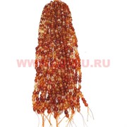 Нитка бусин сердолик цена за 1 нитку,, натуральный камень