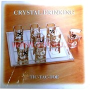 Игра «Пьяные крестики-нолики» квадратные стопки средние