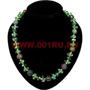 Бусы из яшмы и циркония