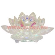 Кристалл &quot;Лотос&quot; перламутровый 7см