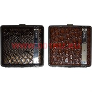 Портсигар на 20 сигарет с зажигалкой (под кожу)