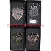 Зажигалка газовая с символикой России и СССР фигурная в коробочке