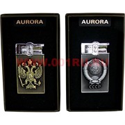 Зажигалка газовая с символикой России и СССР в коробочке