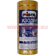 Изолента из ПВХ Юнибоб (клей каучук) желтая 15 мм 20 м, цена за 10 шт (Unibob)
