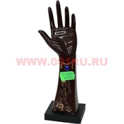 Подставка под кольца &quot;колечница рука&quot; со стразами (KL-283), 60 шт/кор