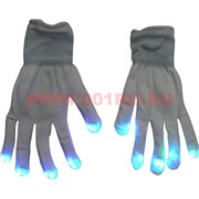 Прикол &quot;Светящиеся перчатки&quot; белые