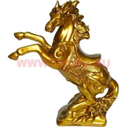 Лошадь из полистоуна на дыбах 14 см