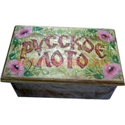 Игра "Русское лото" в деревянной коробке Игра "Русское лото" в деревянной коробке