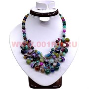 Колье из натурального камня 45 см  агат