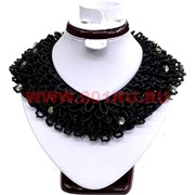 Колье-воротничок 48 см черный цвет