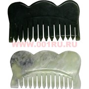 Массажер из нефрита «расческа» для головы и тела