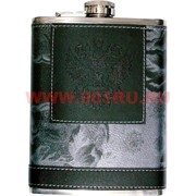 Фляжка в коже с гербом России 20 унций