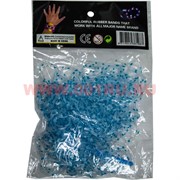 Резинки Loom Bands &quot;гель тонкие голубые&quot; 600 шт, цена за 12 уп