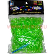 Резинки Loom Bands &quot;гель толстые салатовые&quot; 600 шт, цена за 12 уп