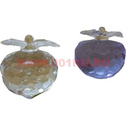 Кристалл &quot;Яблоко&quot; 4 см цвета миксом