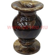 Ваза из черного оникса (3х5) 12 см