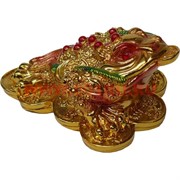 Жаба на монетах золотая