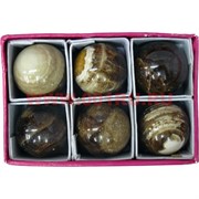 Шарик из черного оникса (ок. 40 мм), цена за 6 штук