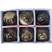 Шарик из черного оникса (4,5-5см), цена за 6 штук