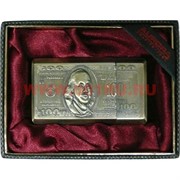 Зажигалка газовая Aurora &quot;100$&quot; в коробочке