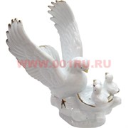 Голубь с птенцами (KH-818) 14 см