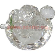 Виноградная кисть из стекла на подставке (малая) 5,5х7 см