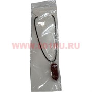 Подвеска &quot;Кристалл&quot; 45 см сердолик