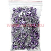 Амулет от сглаза &quot;булавка&quot; фиолетовая, цена за 200 шт