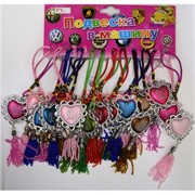 Мусульманский амулет (PV-28) &quot;сердце ажурное&quot;, цена за 12 штук