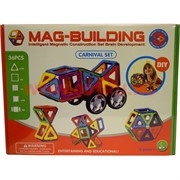 Конструктор магнитный Mag-Biulding 36 шт (24 шт/кор)