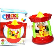 Игрушка музыкальная «Петух» (ездит, кукарекает)