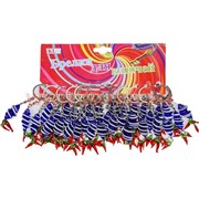 Брелок (KL-14) спираль с перцами, цена за 120 шт (1200 шт/кор)