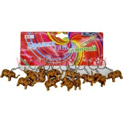 Брелок (KL-51) слоник коричневый, цена за 120 шт (2400 шт/кор)