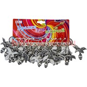 Брелок (KL-583) орел с черепом, цена за 120 шт (2400 шт/кор)