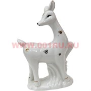 Олененок из фарфора стоящий 12,5 см