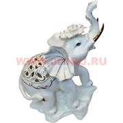 Слон фарфоровый (887) со стразами 33 см высота