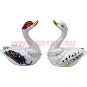 Лебеди пара со стразами из фарфора (цена за пару)