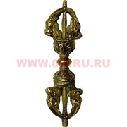 Ваджра из латуни 10,5 см (ритуальное и мифологическое орудие)