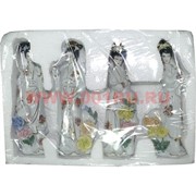 Набор из 4 гейш большой (цвета в ассортименте) 