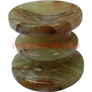 Подставка под шарик, яйцо из оникса 2,6 см, 12 шт\уп