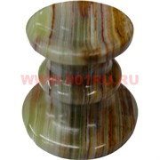 Подставка под шарик, яйцо из оникса 3,7 см, 6 шт\уп