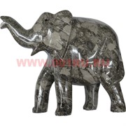 Слон из мраморного оникса 27 см (12 дюймов)