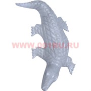 Крокодил из белого оникса 31 см