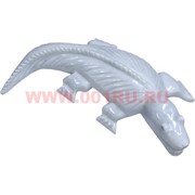 Крокодил из белого оникса 36 см