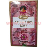 Благовония Ppure Nagchampa Rose 15 гр, цена за 12 штук (Роза)