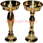 Подсвечник из латуни 11 см, формы в ассортименте (Индия)