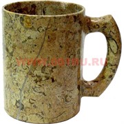 Кружка из яшмы 10 см (цельная)