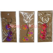 Брелок «Петух» резина металл, цена за 12 шт