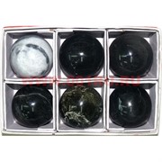 Шарик из мрамора 45 мм, цена за 6 штук