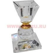 Подсвечник стеклянный 8,5 см